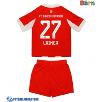 Fotballdrakt Barn Bayern Munich Konrad Laimer #27 Hjemmedraktsett 2025-26 Kortermet (+ Korte bukser)